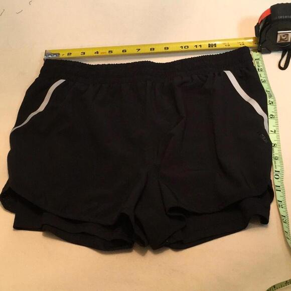 Reebok RBX Active black shorts 2 layer sz M - Picture 3 of 8